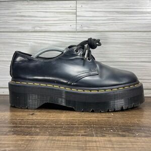 Dr. Martens 25567 Quad Platform Black Shoes - M 7 -‎ W 8